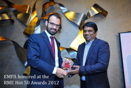 EMPA honored at the RME Hot 50 Awards 2012