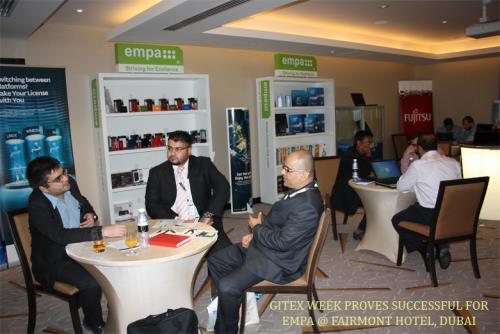 GITEX WEEK PROVES SUCCESSFUL FOR EMPA @ FAIRMONT HOTEL, DUBAI